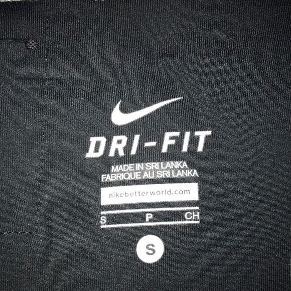 Nike Dri fit grey cropped capris tights workout exercise athletic running pants - Picture 5 of 9